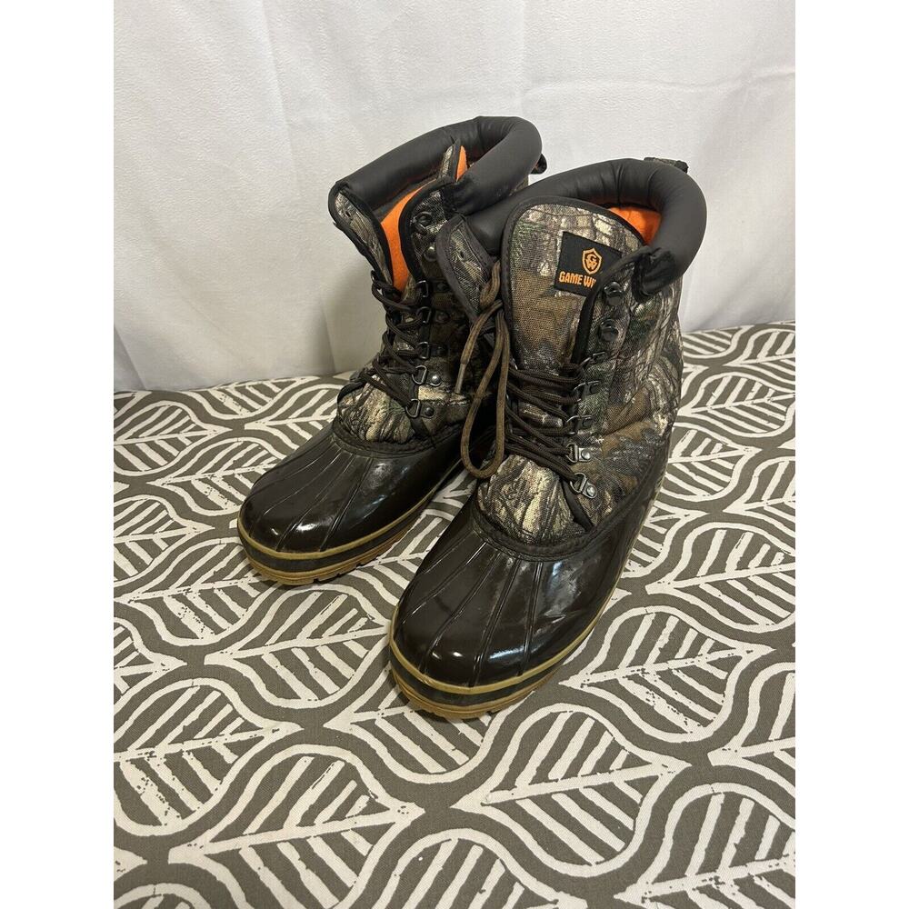 Game Winner Men's Camo Duck Boots Size 12